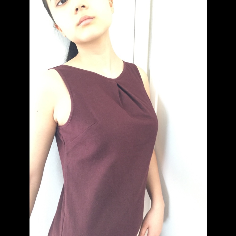 TOCCA Merlot Wool Sleeveless Dress Size 4